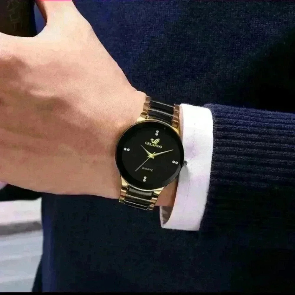 COPY - New 2022 Luxury Quartz Men Waterproof Wristwatch Gold Fashion Steel Stra…